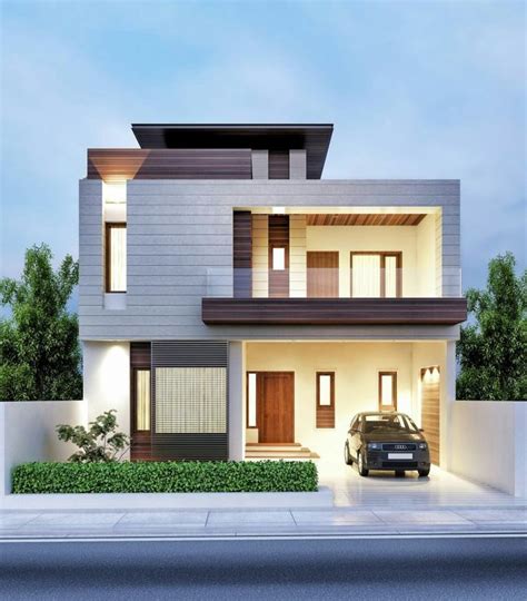 50 Stunning Modern Two Story House Exterior Designs That