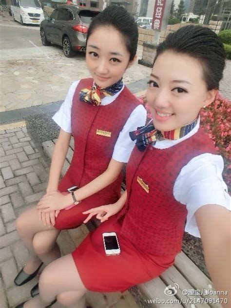 Pretty Chinese Flight Attendants Flight Attendant Fashion Sexy Flight Attendant Sexy Stewardess
