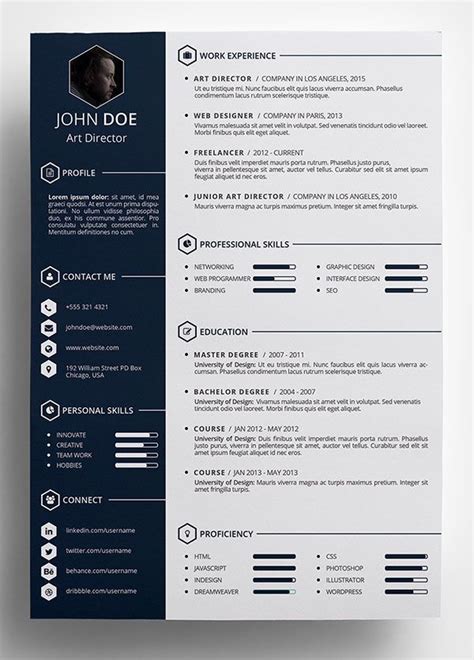 Our downloadable templates help you create a professional resume for the job you want. Free-Creative-Resume-Template-in-PSD-Format … | Pinteres…