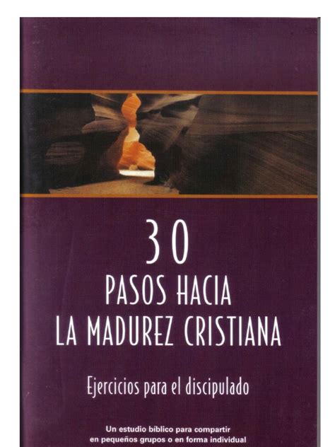 30 Pasos Hacia La Madurez Cristiana Cristo Título Oración