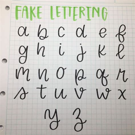Fake Lettering Рукописные буквы Типографские буквы Надписи C B
