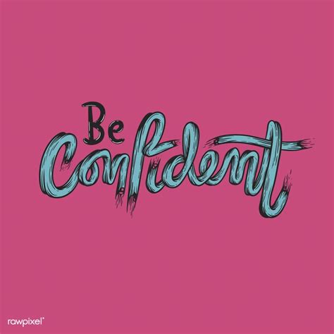 Be Confident Illustrations Free Vector By Vector Free