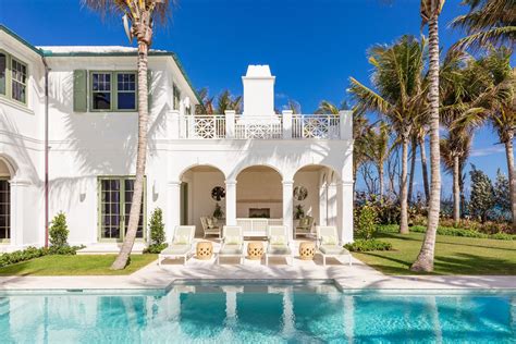 New Custom Bermuda Inspired Estate On Palm Beach Island Florida
