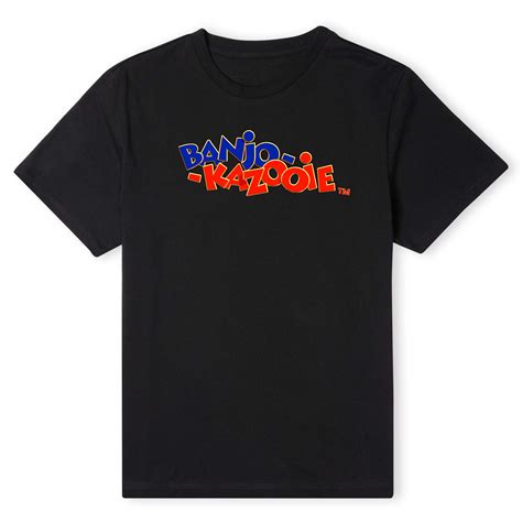 Banjo Kazooie Logo T Shirt Black
