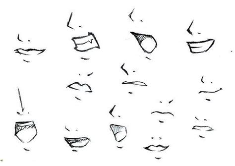 How to draw female anime noses. Anime mouths and noses | Anime | Pinterest | Search, Hands ... | Mouth drawing, Anime nose ...
