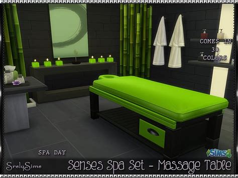 Srslysims Massage Table Sims Sims 4