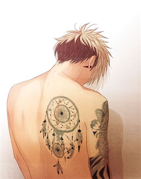 Image De Boy Tattoo And Anime With Images Sztuka Anime