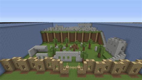 Minecraft Xbox Medieval Pvp Battle Arena Build Showcase Youtube