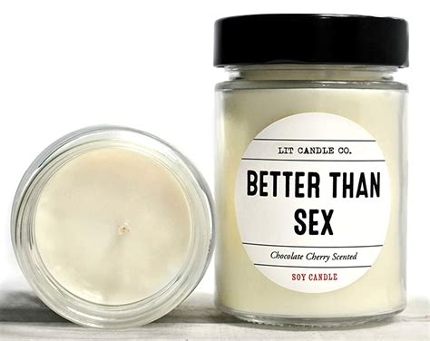Soy Candle Better Than Sex Chocolate Cherry Scented Lit Candle Co
