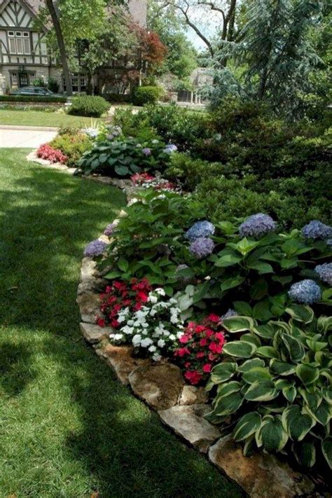 03 Awesome Front Yard Rock Garden Landscaping Ideas