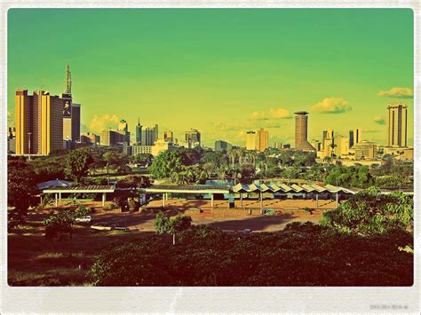 Flickrpexpd9c Nairobi Skyline Taken From The View Point