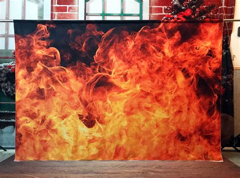 Kate 10x10ft Raging Fire Photography Backdrop Dancing Flame Decor