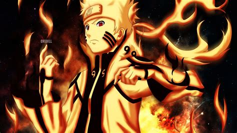 Download 2560x1440 Uzumaki Naruto Flames Wallpapers For