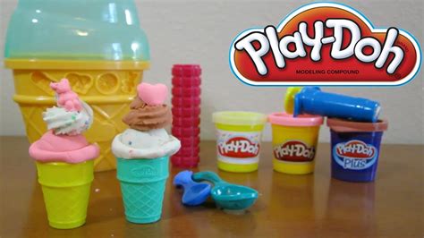 Composed of flour, water, salt, boric acid, and mineral oil in this application play doh icecream you will find a lot of beautiful videos about playdoh game and. Play-Doh Ice Cream Cone Playset - YouTube