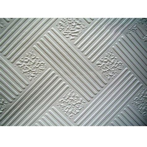 False ceiling enhances the look of whole house. Coated PVC Laminated Gypsum False Ceiling Tile, Rs 40 ...