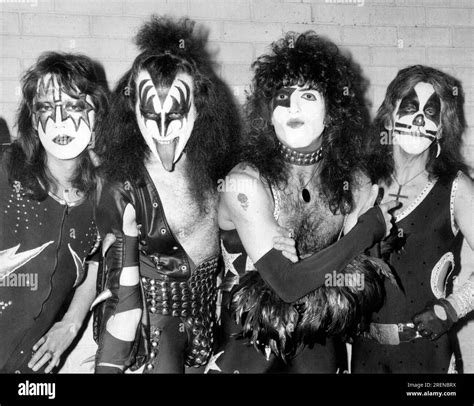 Paul Stanley Kiss Gene Simmons Ace Frehley And Peter Criss In