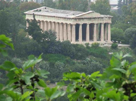 The Temple Of Hephaestus In Central Athens The Best Preserved Ancient
