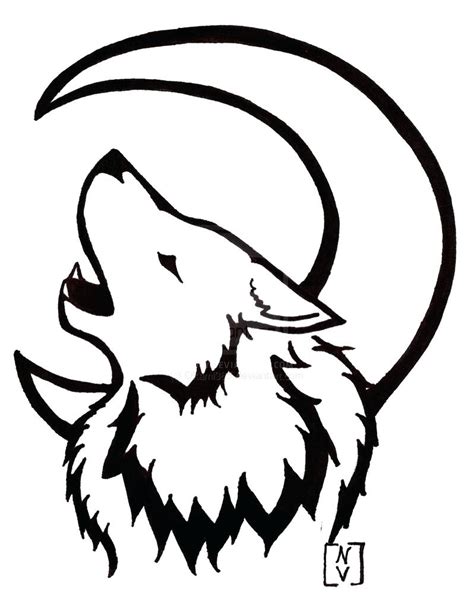 Howling Wolf Head Drawing At Getdrawings Free Download