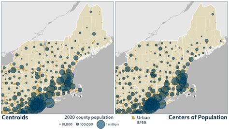 Better Maps With Census Centers Of Population Use It For Good