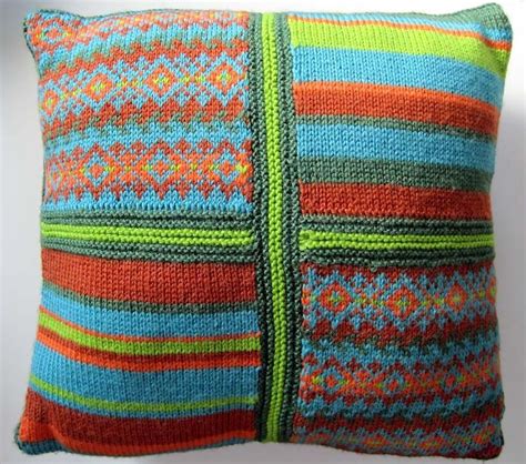 Looking for good quality avatar knitting at the lowest prices? Colourwheel Cushion Knitting pattern by Fiona Morris ...