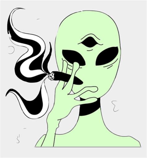 Alien Sticker Aesthetic Alien Drawing Cliparts And Cartoons Jingfm