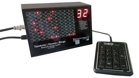 Red Tambola Bingo Housie Electronic Display With Keypad Rs 22000 Unit