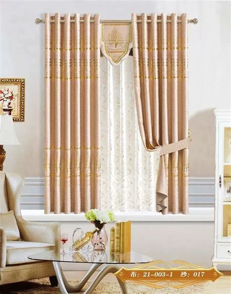 Only Fabric Wide 210 Cm Curtains Fabric Embroidery Curtain Hotel 5