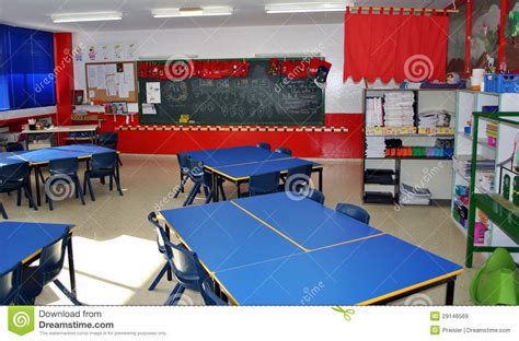 Kindergartenklassenzimmer redaktionelles stockbild. Bild von tabellen - 29146569