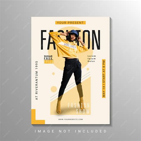 Premium Vector Fashion Show Poster Design Template