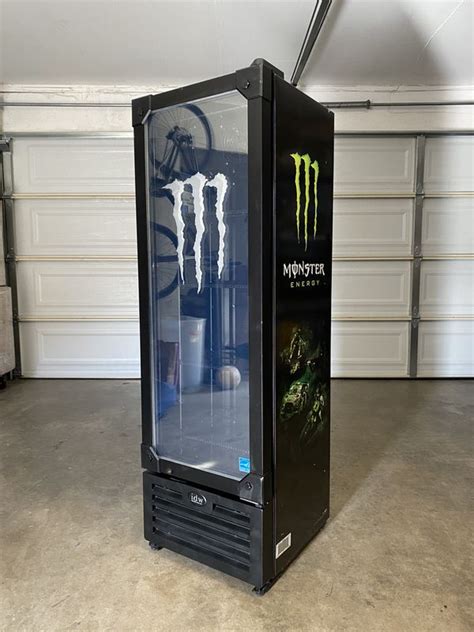 Monster energy is an energy drink introduced by hansen natural company (now monster beverage corporation) in april 2002. MONSTER ENERGY LED FRIDGE COOLER REFRIGERATOR REDBULL ...