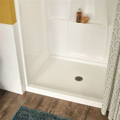 How To Replace A Fiberglass Shower Pan With Tile Walls How To Put Tile In A Shower