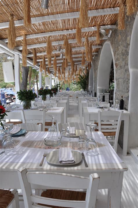Nammos Beach Restaurant The Best Mykonos Feldmann`s Tips Pinterest