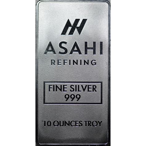 Buy 10 Oz Silver Bars Asahi Silver Bars