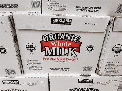Kirkland Signature Organic Whole Milk Dha And Epa Omega 3 Eat With Emily