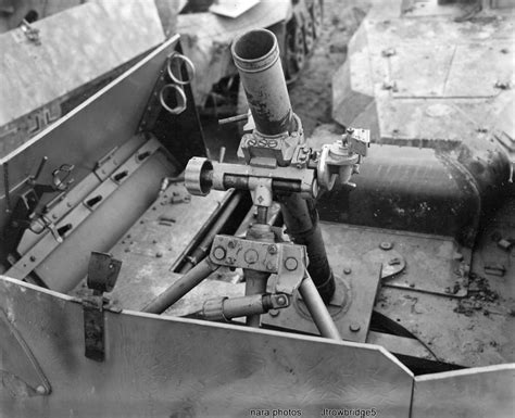 8 Cm Schwerer Granatwerfer 34 Auf Panzerpähwagen Amrf Germany Deu