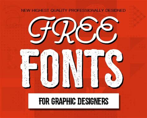 21 New Free Fonts For Graphic Designers Fonts Graphic Design