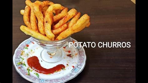 How To Make Potato Churros Spicy Potato Fingers Youtube