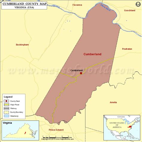 The park offers guided trail rides that are easy enough for the first timer and still adventurous for the more experienced. Cumberland County Map, Virginia