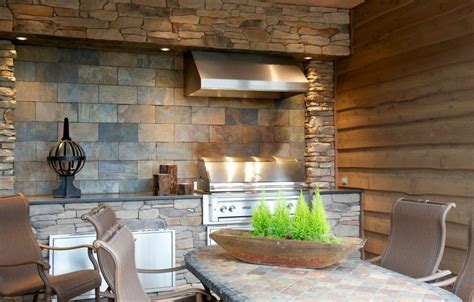 Custom Home Interior By Nordby Design Studios Outdoor Kitchen