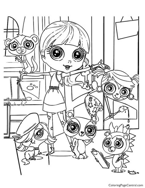 Littlest Pet Shop 02 Coloring Page | Coloring Page Central