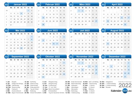 22 Penting Kalender 2022 Schweiz