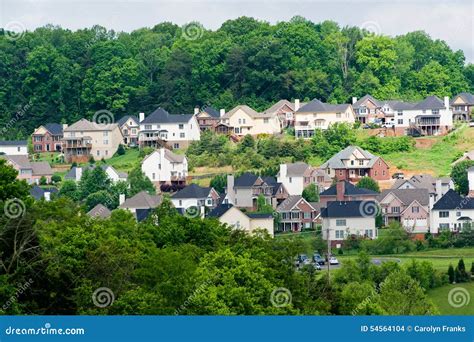 New Subdivision In Wooded Area Stock Photo Image Of Tree Ownership