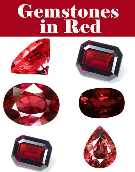 Gemstones In Color Red Sayuri