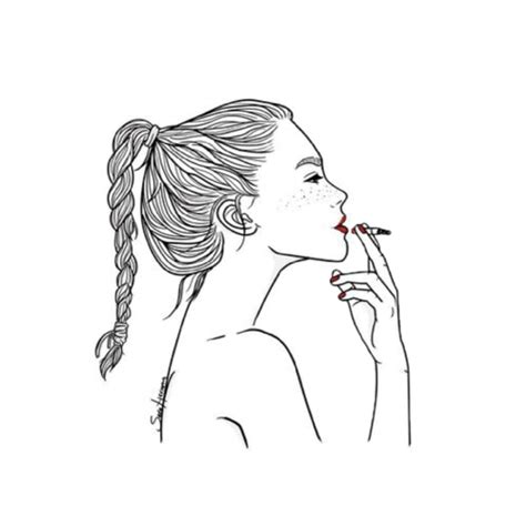 Girl Smoking On Tumblr