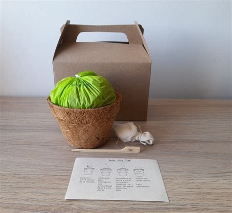 Kit De Siembra Con Productos Biodegradables Mercadolibre