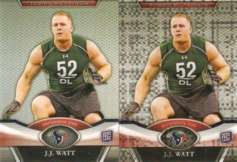 Maybe you would like to learn more about one of these? Cardboard Conundrum: Two Rookie Cards of J.J. Watt from ...