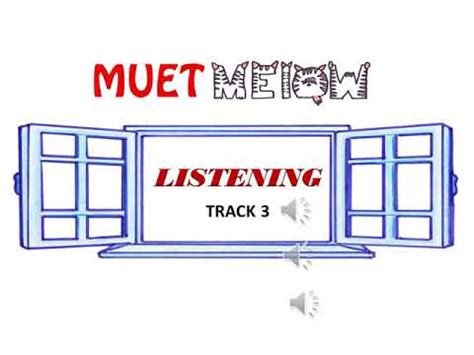 Completing sentences add to my workbooks (1) download file pdf MUET MEIOW Listening Track 3 - YouTube
