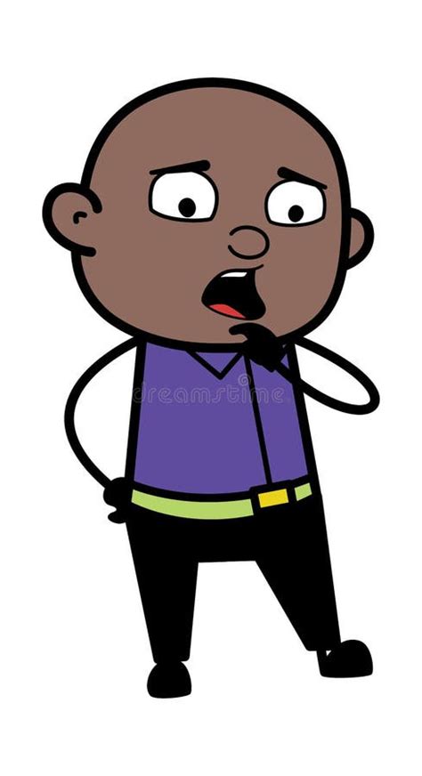 Black Boy Thinking Clipart