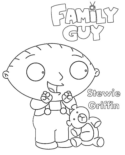 Stewie Griffin Lindo Para Colorear Imprimir E Dibujar Vrogue Co