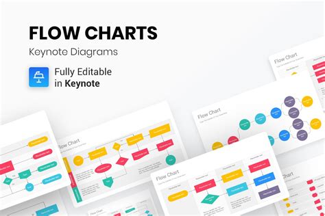 Flow Chart Keynote Template Diagrams Nulivo Market